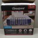 Beautyrest Supreme Air, Full Size Air Mattress with Built-in Pump, Raised Inflatable Bed for Adults, Puncture-Resistant Vinyl, Auto Shut-Off, 650lb Support, Guest Bed, Camping Airbed