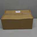 6 Pack Gold Door Knobs with Camelot Trim,Interior Door Knob with Lock,Coastal Door knob for Hall & Closet, Satin Brass