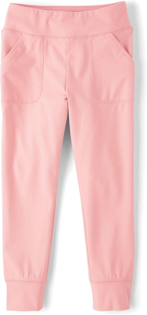 The Children's Place Girls Active Jogger Pants (XX-Large, Fuzzy Pink)