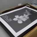 Americanflat 20x28 Picture Frame with Polished Plexiglass - Use as 16x24 Frame with Mat or Display 20x28 Photo Without Mat - Soho Collection - Deep Molding Picture Frames for Wall Display - Black
