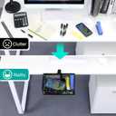 Clip-on Drawer organizers, desk organizer,can be clipped around the table to store small items. (Black - Small), Bronze Gold