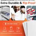 TerraSlate Premium Waterproof Printer Paper, 8 MIL 8.5 x 11 Inches, Durable & Heavy-duty paper (25 Sheets)