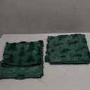 DFXSZ Christmas Tree Pillow Covers 20x20 inch Set of 2 Christmas Decoration Green Soft Plush Faux Fur Jacquard Throw Pillows for Bedroom Sofa Holiday Festivals Winter Home Decor PTK006A20