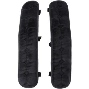 Gatuida Office Chair Armrest Covers, Black Elastic Arm Rest Pads, Synthetic Material, 17.71 x 3.93 Inch, Pair for Gaming Chairs, Lounge Chairs, Office Chairs