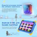 C idea Android 13 Kids Tablet,10.1 inchTablet for Kids,Children Tablet 4GB RAM+64GB ROM(1TB TF), FHD IPS Screen,Pre-intalled IWAWA,6000mAh Battery,5G WiFi|Great Gift for Toddler(Blue)