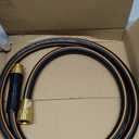Giraffe Tools Garden Hose 6ft x 5/8", Short Water Hose Lightweight, Flexible Hose with Swivel Handle, Male to Female Fittings