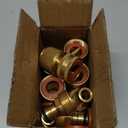 Quick Connect Hose Fitting, Solid Brass Garden Hose Quick Connectors 3/4 Inch Thread No-Leak Water Hose Repair Fittings Male and Female Hose Adapter - 5Packs