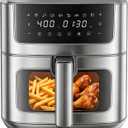 DUMOS Air Fryer 6.34 Quarts, 8-in-1 Airfryer with Presets & Viewing Window, 12.99"x 10.83"x11.42"