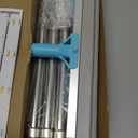 Hotsky Carpet Rake for Pet Hair Removal,3 in 1 Reusable Silicone Carpet Broom,54 inch Adjustable Cat Dog Hair Remover Tool with Lint Scraper and Patented Design for Rugs,Mats,Sofas,Floors (Blue)