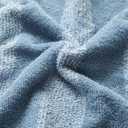 Nautica - Bath Towel Set, Cotton Bath, Hand & Washcloths, Plush, Absorbent & Quick-Dry, Striped Americana Decor, Set of 6, Oak Lake Blue