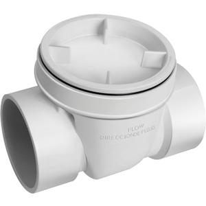 PVC Backwater Valve,4 inch Drain Backflow Preventer, Backflow Preventer Valve Prevents Sewage and Rainwater from Flowing Back