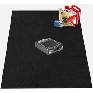 AiBOB Garage Floor Mat, 60 X 72 inches, Oil Spill Mat Under Car, Waterproof Backing Absorbent Pad Protects Floor, Durable, Reusable, Black