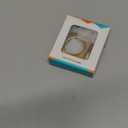 Amizee Metal Case Compatible with Apple Watch Series 9/8/7 45mm Case with Built-in Screen Protector, Straight Edge Ultra Thin with Back Cover Protective Cover for iWatch 45mm, Gold