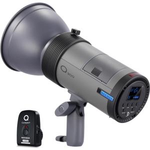 NEEWER Q300 300Ws 2.4G Outdoor Studio Flash with Q Compact Wireless Trigger, 7800mAh Li ion Battery Powered Strobe Light Photography Cordless Monolight with 1000 Full Power Flash 0.4~2.5s Recycle