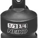 NEIKO 30237A 3/4" Female to 1/2" Male Impact Adapter | Socket Adapter Reducer | For Use with Impact Guns/Wrenches, Breaker Bars or Ratchets