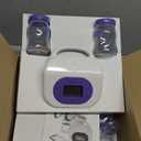 Lansinoh Smartpump 3.0 Double Electric Breast Pump, Portable and Rechargeable, Connects to Baby App, Hospital Strength Suction for Breastfeeding Moms