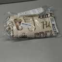 Coffee Print Tablecloth Rectangle Table Cloths for Dining Tables, Love Coffee Cup Beans Tablecloths Reusable Tabletop Decoration Table Covers for Kitchen,Holiday,Picnic,Party, 54x72 Inch (Brown)