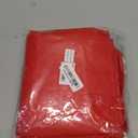 SASTYBALE Red Vinyl Tablecloth with Flannel Backing, Waterproof PVC Tablecloths for Rectangle Tables, Plastic Wipeable Table Cloths for Dinner, Kitchen and Party(60 x 120 Inch)