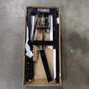 Hydraulic Shop Press,6 Ton H-Frame Garage Floor Adjustable Shop Bearing Press with Stamping Plates to Bend, Straighten, Or Press Parts, Install Bearings & U-Joints (Black)