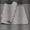 Non-Slip Bathtub Mat OTHWAY Soft Rubber Bathroom Bathmat with Strong Suction Cups (Grey) (31.5" x 16" (Rectangular))