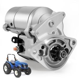 18139 12V New Starter Fit for New Holland Tractors TC35 TC40 TC45 T2310 T2320 Case IH DX35 DX40 DX45 L-Series Skid Steer, Replace SBA18508-6520 SBA185086530 228000-5120, 2.0KW OSGR