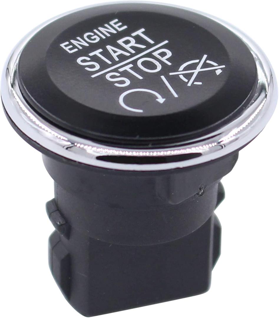 NewYall Keyless Ignition Push Button Engine Start Stop Switch for Chrysler 300 Town & Country Dodge Grand Caravan 11-16 Durango Challenger Charger Jeep Grand Cherokee 09-14 Commander 1FU931X9AC