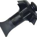 DANCO Disposal Genie Garbage Disposal Strainer | Kitchen Sink Drain Splash Guard | Food Scraper | Black (10051)