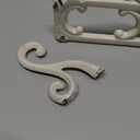 Comfy Hour Antique and Vintage Collection Cast Iron Classic Toilet Paper Holder, White