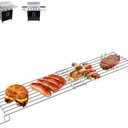 DcYourHome Adjustable Warming Rack for Charbroil 463448021 463450022 463456022 463466522 463352521 463365021 463732623 Grill Parts, Swing Away Grid for Char-Broil Performance 3/4-Burner Gas Grill