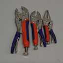 Workpro 3-piece Jaw Locking Pliers (10 Inch Curved Jaw, 7 Inch Curved Jaw, 6-1/2 Inch Straight Jaw)