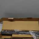 Heavy Duty Curtain Rods for Windows 28 to 48 Inch, 1 Inch Adjustable Black Curtain Rod with Easy Installation and Modern Design (A1,Black,30-60")