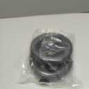 Wealrit 2 Pack Black Wheels Replacement for Wheelchairs - 8 Inch Solid Walker Wheels