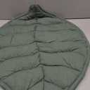 Letalong 30 X 20 Inch Leaf Shaped Cotton Cat Bed Pad, Warming Cat Mat, Pet Warming Pad for Cats, Warmer Mat for Feral and Indoor Cats, 2025 Enlarged and Thickened Leaf Beds (Green-01)