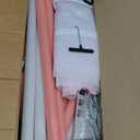 55" Trampoline for Kids with Enclosure, 440lbs Capacity Indoor & Outdoor Toddler Trampoline with Adjustable Gymnastics Bar & Toys, for Boys & Girls (Pink)