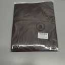 Valiamcep Women's Mini Dress V Neck Ruffle Long Sleeve Ribbed Slim Fitted Bodycon Pencil Dresses (Brown, S)