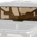 SAUTVS Dark Tinted Rear Windshield for Ranger 1000/XP 17-25, Lightly Fullsize Hard PC Back Window for Polaris Ranger XP 1000 /Crew Diesel XP 900 2017-2025 Accessories