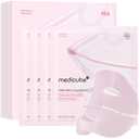 medicube Salmon DNA PDRN pink collagen jelly gel mask | overnight face mask for glass glow skin- elasticity, hydrating, firming and moisturizing | korean skincare, 28g, 4ea