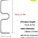 Fruit Tree Branch Puller 50pcs, Fruit Tree Branch Limb Spreader Fruit Tree Branch Garden Bonsai Puller Tying Machine Plants Branch Bending Tools (M5.1IN)