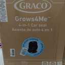 Graco Grows4Me 4-in-1 Convertible Car Seat, 10 Years of Use - Infant Car Seat to Toddler, 4 Stages of Use - Rear Facing, Forward Facing, High Back Booster, Backless Booster Seat, West Point Design, MFG Date: 11/20/2025