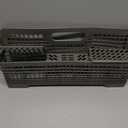Upgraded Dishwasher Silverware Basket Replacement for 8531233 WP8562043 Whirlpool Kitchenaid Dishwasher Utensil Basket Replace WP8531233VP 8531233 W10190415 8531288 Cutlery Basket Holder by Techecook