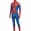 Spiderman Super Hero Costume Bodysuit  Thigh Web Cosplay Youth Boys Size 190 