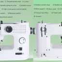 Mini 39 stitch sewing machine electric multifunctional