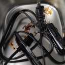 Vabaso Electric Lunch Box for Adults, 80W Heated Lunch Box Portable Food Warmer Lunch Box for Work/Men/Car/Truck with 1.5L 304 Stainless Steel Container Fork & Spoon, 110V/12V/24V (Dark Green)