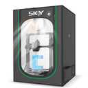 SKOUPHY 3D Printer Enclosure with LED Light, TH-Calc Fireproof Dustproof Tent Constant Temperature Protective Cover for Ender3 Neptune3/4 Kobra2/3Series Anker M5 3D Printer 21.6 * 25.6 * 29.5 inch