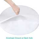 Waterproof Bassinet Mattress Pad Cover Compatible with Fisher Price On The Go Baby Dome, 2 Pack, Ultra Soft Surface, Breathable and Easy Care
