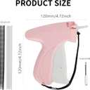 Stitchy Gun,Stitch Gun for Clothes,Tagging Gun for Clothing,Stitchy Quick Clothing Fixer,Includes 6 Needle, 1000 Black & 1000 White Fasteners