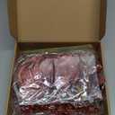 N&T NIETING 24 Pcs Christmas Poinsettia Artificial Flowers & Glitter Berries Stems Kit Christmas Floral Picks Christmas Tree Garland Wreath Filler Ornaments for Home Party Xmas Decor, Red