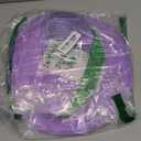 Glitopper 2 Pcs Halloween Costume Accessory Set Include Plush Hatter Top Hat and Purple Tie for Adult Halloween Cosplay Party