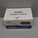 35W Ultrasonic Jewelry Cleaner, 45KHz Retainer Cleaner for Jewelry, 5 Timer & 3 Power Modes, Eyeglasses, Rings, Watch Strap, Dentures - 20oz, 304 Stainless Steel Tank, Quiet <38dB (White)