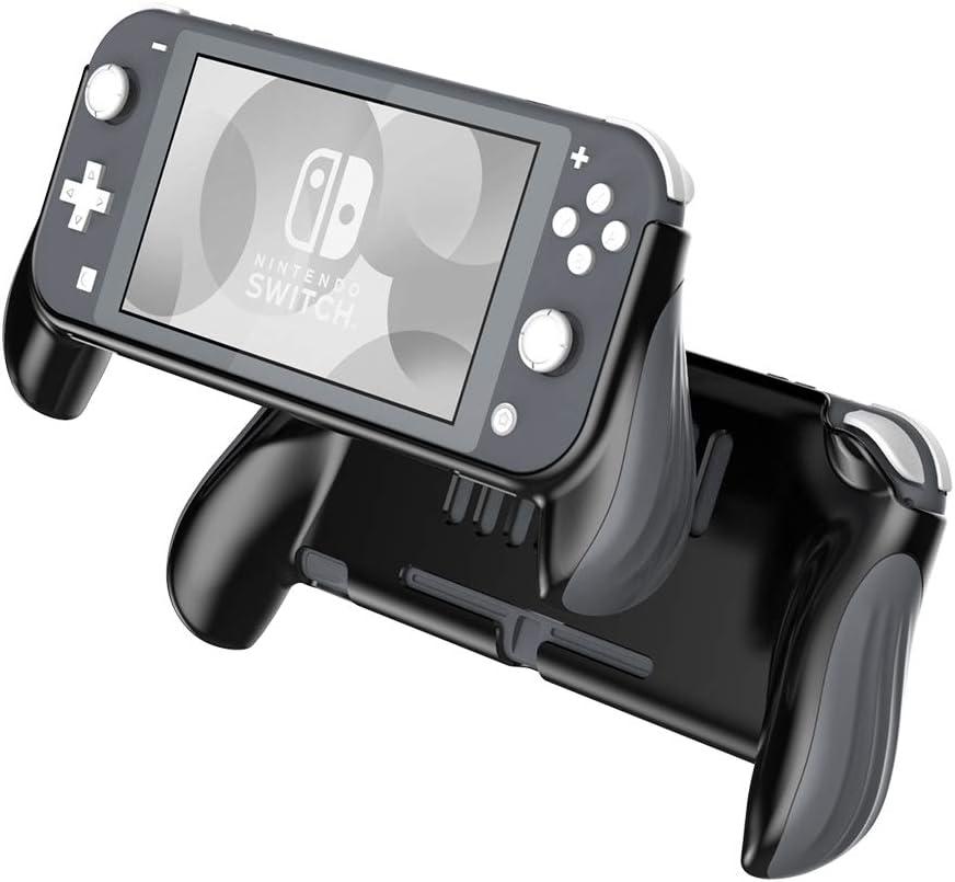 Grip Case for Nintendo Switch Lite,Hand Grips Handles Ergonomic Protective Case,Accessories Compatible with Nintendo Switch Lite (Black)
